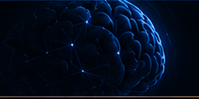 Cérebro Cortex azul